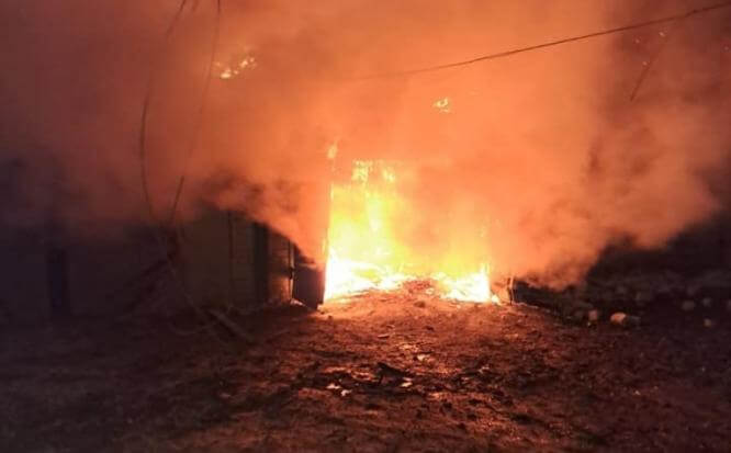 В результате обстрела в Константиновке повреждены промышленные помещения