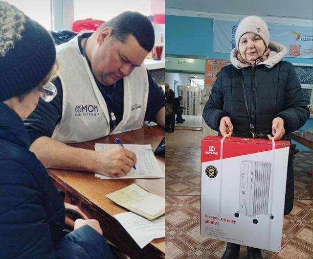 Жителям Константиновки оказана помощь в виду отопительных приборов