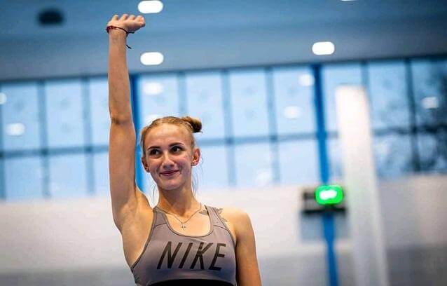 Анна Нелепа завоевала бронзовую медаль на чемпионате Украины по легкой атлетике