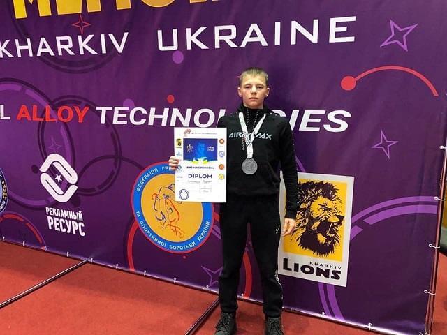 Борец из Константиновки занял III место на турнире в Харькове