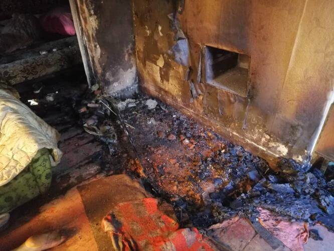 В Константиновке в результате пожара погибла пенсионерка