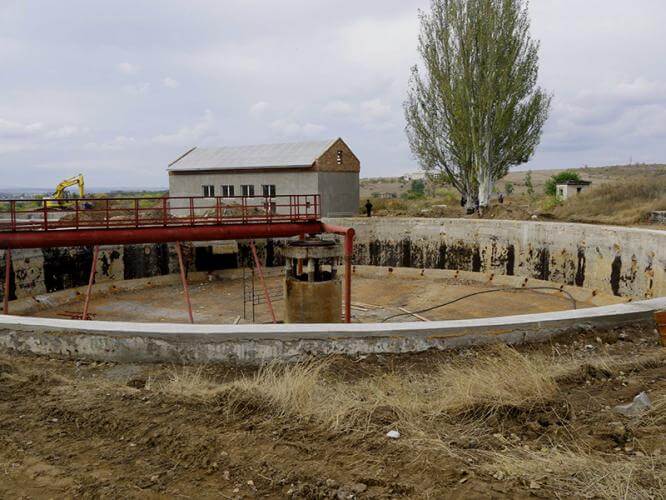 Реконструкция очистных сооружений городской канализации в Константиновке