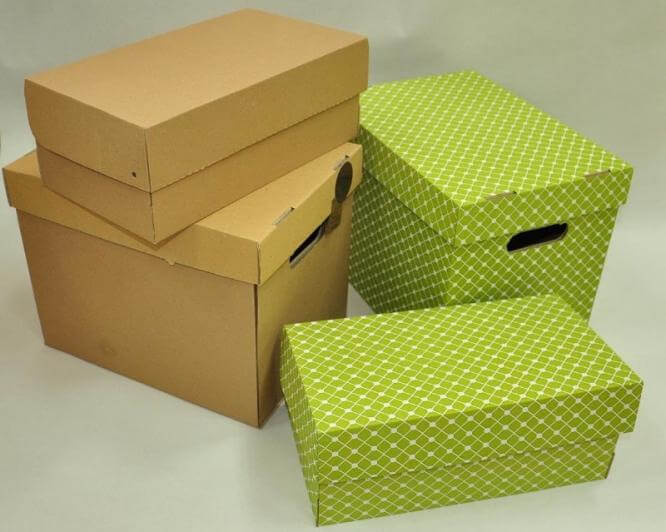 Картонные коробки с крышкой от Бруссонет