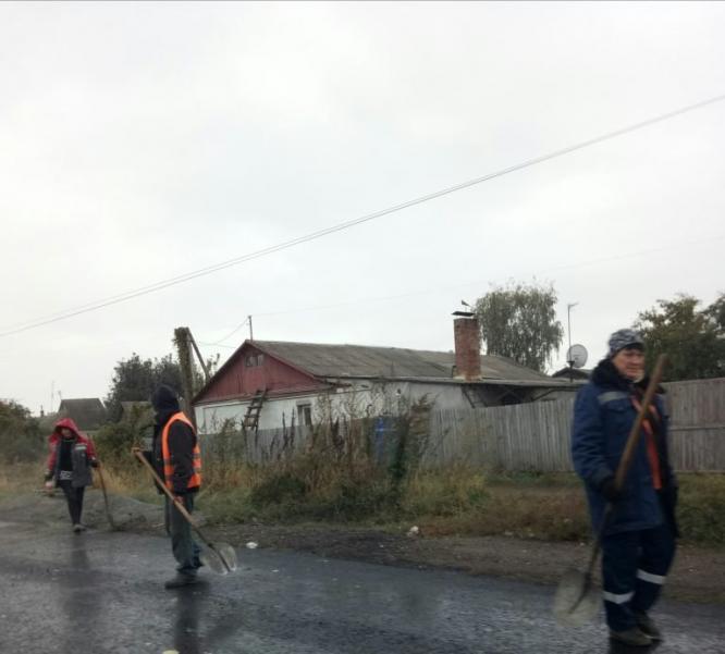 В Константиновке отремонтировали дорогу на Торецк