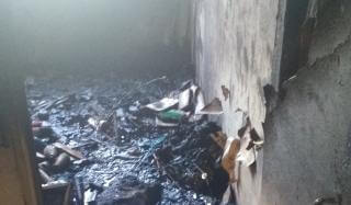 В Константиновке во время пожара в многоэтажке погиб человек