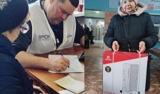 Жителям Константиновки оказана помощь в виду отопительных приборов