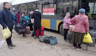 За сутки из Константиновки эвакуированы 58 человек, из них 12 детей