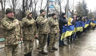 Константиновка «Цепью единения» отметила День Соборности Украины Константиновка «Цепью единения» отметила День Соборности Украины